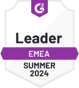 G2 Influencer Marketing Platforms - EMEA Leader Summer 2024