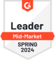 G2 Influencer Marketing Platforms - Mid-Market Leader Spring 2024