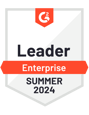 G2 Leader Enterprise: Summer 2024 Badge