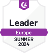G2 Leader Europe: Summer 2024 Badge