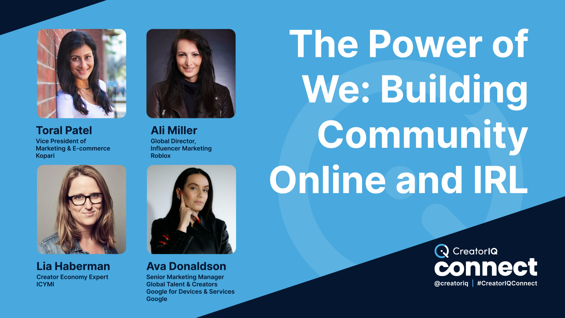 The Power of We: Building Community Online and IRL