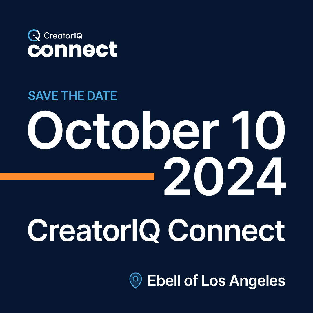 CreatorIQ Connect - October 10th 2024