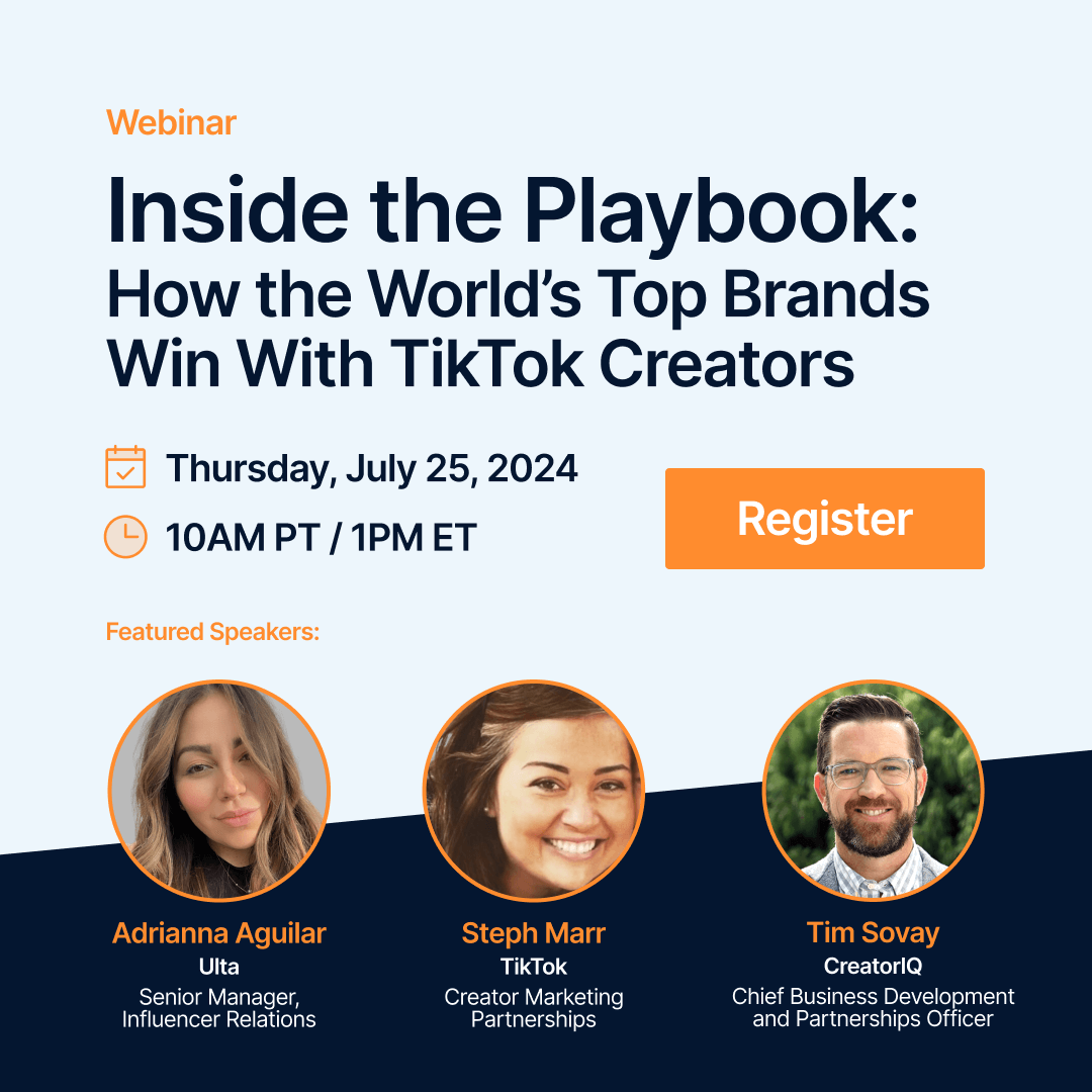 Inside the Playbook: How the World’s Top Brands Win With TikTok Creators