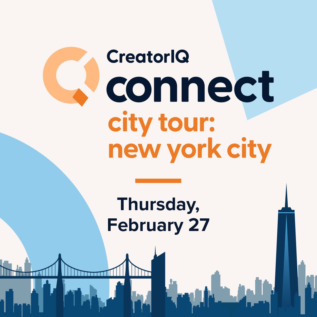 (Invite Only) CreatorIQ Connect City Tour NYC - February 27, 2025